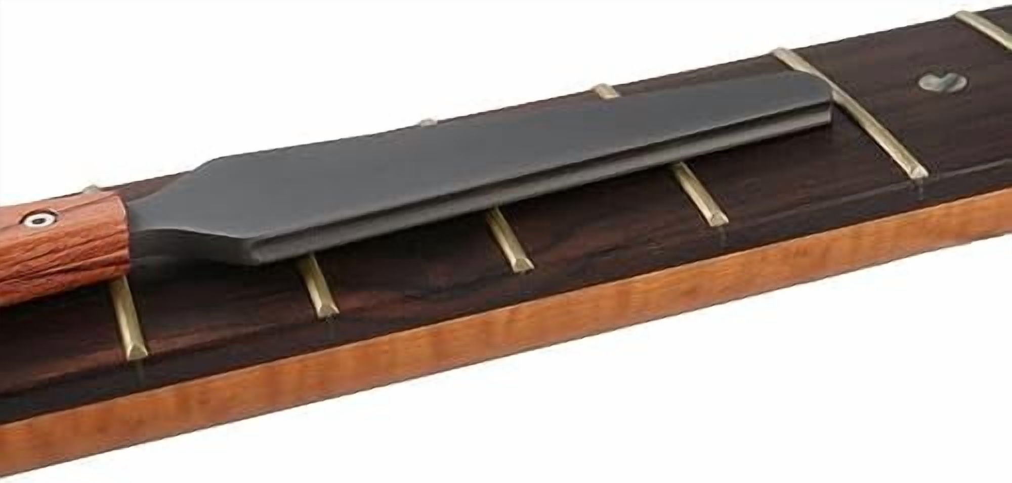 Guitar Fret Crowning Files - Dual Sided Professional Luthier Tools fret polishing kit for Electric, Acoustic and Bass Guitars - Medium/Wide Frets