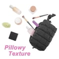 thumbnail image 3 of Unique Bargains Makeup Bag Quilted Cosmetic Bag Toiletry Bag Makeup Organizer Travel Cosmetic Organizer Cute Makeup Pouch for Women Black, 3 of 8