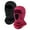 Black+Red, variant on Kids Balaclava Ski Mask - Cold Weather Full Face Mask with Breathable Vents - Warm Hood for Skiing, Snowboarding, Cycling & Winter Outdoor Sports