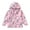 Z1-Pink, variant on Yindaity Toddler Boys Girls Raincoat Cute print Hoodie Lightweight Kids Rain Jacket Windbreaker long sleeve Outwear Coat On Clearance 2-9Years (Pink,5-6 Years)