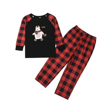 

Gupgi Family Christmas Pajama Set Long Sleeve Pullover Pants Outfits