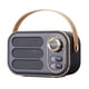 thumbnail image 2 of Altavoz Bluetooth retro de moda DW13, altavoz Bluetooth portátil multifuncional mini FM Radio, color azul claro, 2 of 2