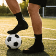thumbnail image 5 of 4 Pairs Men‘s Grip Soccer Socks Non Slip Grippy Women Socks for Football Basketball Sports, 5 of 5