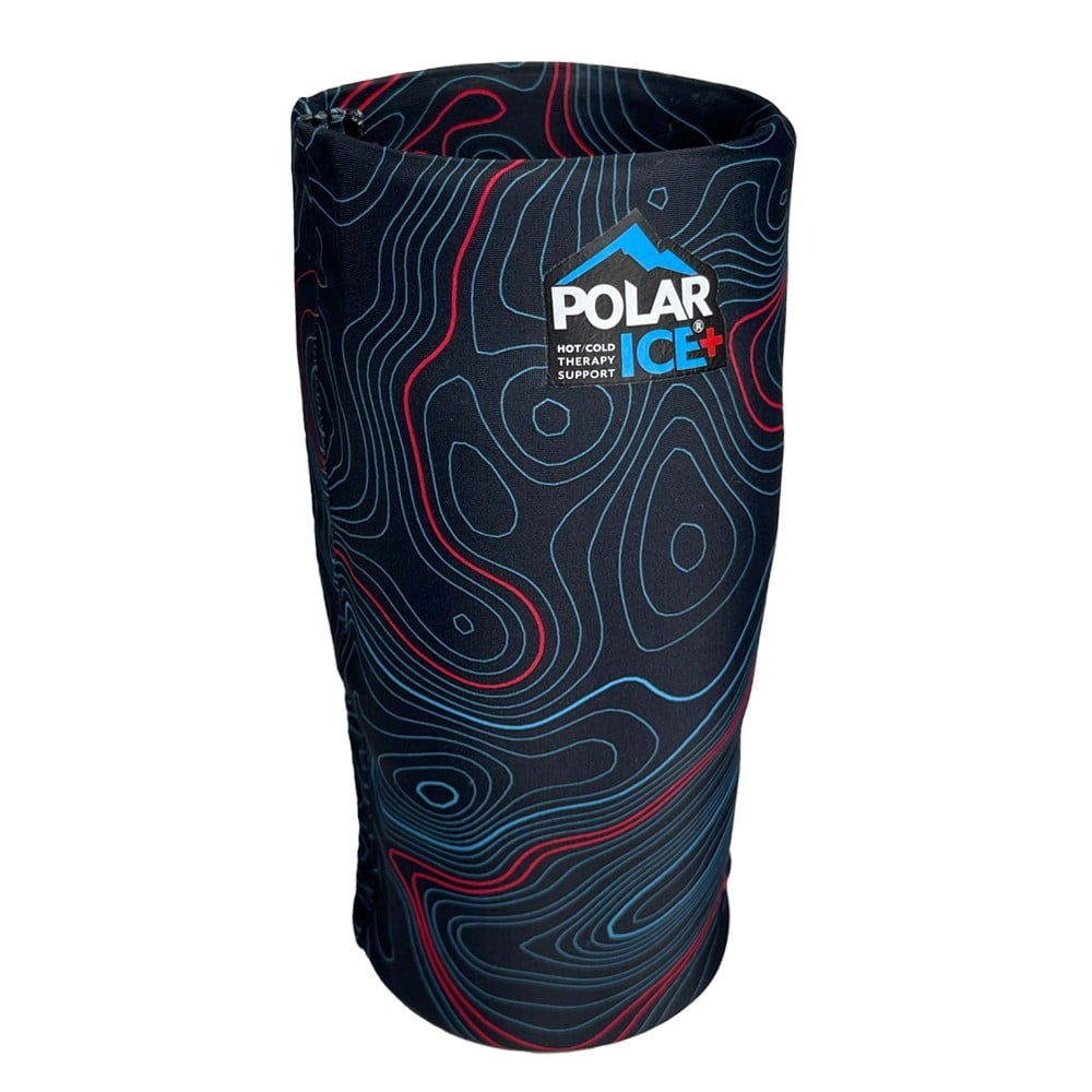 Brownmed Polar Ice - Hot/Cold Therapy Sleeve with Soft Gel Lining – Reusable Slip-On Compression Wrap for Knee, Elbow, Joint & Muscle Pain Relief, Injury, Swelling, Post-Surgery, Arthritis – S/M
