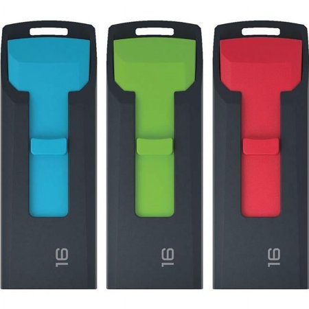 UPC: 3126170150233 | EMTEC Slide USB 2.0 16GB Flash Drive  3-Pack