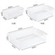thumbnail image 2 of Cesta de plástico pequeña para almacenamiento, cesta doméstica blanca, 6 piezas, 2 of 6