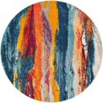 thumbnail image 2 of Rugs.com Haerfest Collection Rug – 5 Ft Round Multi Low Rug Perfect For Kitchens, Dining Rooms, 2 of 9