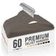 thumbnail image 1 of HOUSE DAY Perchas Terciopelo Topo Pqt. 60, Perchas Ropa, Antideslizantes, Resistentes, Alta Resistencia, Ahorro Espacio, sin Marcas, Gancho Giratorio 360°, 1 of 9