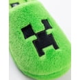 thumbnail image 3 of Pantuflas tipo mule verdes de Minecraft Creeper para niños, 3 of 6