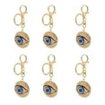 thumbnail image 1 of Key Chain Pendant, Elegant Rhinestone Eye Keychain Multi Functional Portable Ornament 6pcs  For Hangbag, 1 of 8