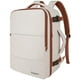 thumbnail image 1 of Mochila Taygeer para mujer de 40 litros con compartimento para portátil, color caqui y blanco, 1 of 9
