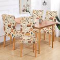 thumbnail image 2 of Yayeee 4 Pack Dining Chair Covers Stretch Parson Chairs Slipcovers Seat Protector, Fall Book, 2 of 6