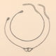 thumbnail image 4 of 2 piezas de joyería de muñeca, pulsera minimalista, pulsera de corazón apilada, pulseras de joyería a juego, 4 of 8