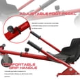 thumbnail image 6 of Hoverboard Seat Attachment Accessory Go Kart Hoverkart Hovercart for Hoverboard self-stabilizing Scooter Adjustable, 6 of 7