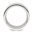 thumbnail image 2 of 925 Sterling Silver Polished Flat Band 12mm Comfort-Fit Flat Size 7 Band Ring Ring for Women and Men, 2 of 5