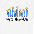 thumbnail image 4 of Inktastic My First Hanukkah with Lit Candles Boys or Girls Baby Bodysuit, 4 of 5
