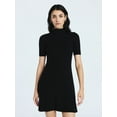 thumbnail image 2 of Scoop Women's Mini Sweater Dress with Elbow Length Sleeves, Sizes XS-XXL, 2 of 6