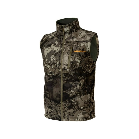 Muddy Outdoors Men's TRX Softshell Vest Veil Canyon Gray 3XL