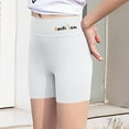 thumbnail image 5 of Girls Workout Shorts Leggings High Waist Athletic Summer Shorts Stretch Tummy-Control Under Dress Shorts 7T, 5 of 5
