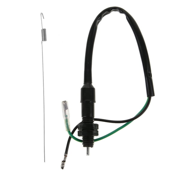 HEMOTON Universal Motorcycle Rear Brake Light Switch with Spring for Enhanced Safety and Reliable Braking Black