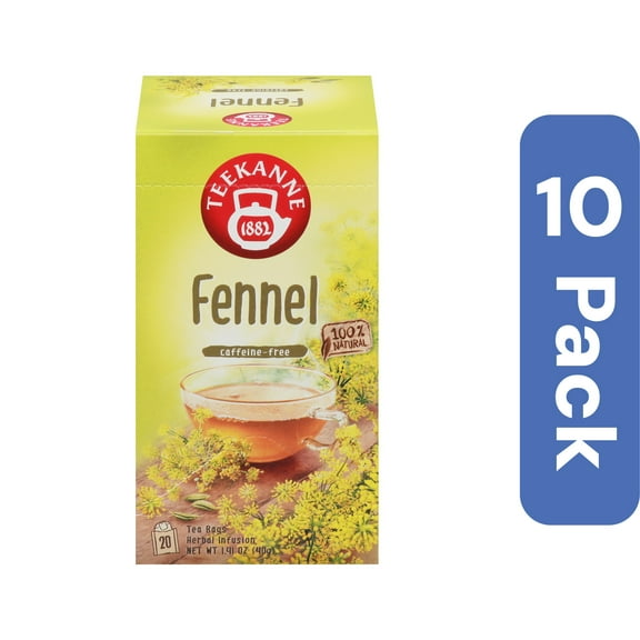 Teekanne Herbal Fennel Tea 20 Bags (Pack of 10)