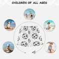 thumbnail image 6 of ALAZA Boys Swim Trunks Soccer Balls Football Pattern Beach Board Shorts Drawstring Swimsuit 4T, 6 of 6