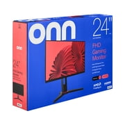 onn 24 FHD (1920 x 1080p) 180hz 1ms FreeSync Gaming Monitor with HDMI and DP Cables, Black