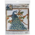 thumbnail image 2 of Design Works Counted Cross Stitch Kit 14"X14"-Peacock (14 Count), 2 of 2