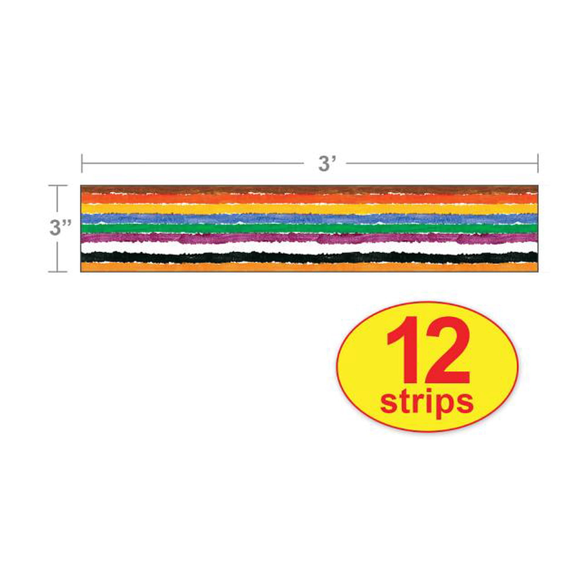 The World of Eric Carle Brown Bear, Brown Bear, Stripes Straight Borders (Other printed item)