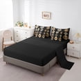 thumbnail image 5 of Manfei Ancient Aztec Theme 7 Pieces Bedding Comforter Set,Vintage Rhombus Triangle Full Bedding Set,Beige Brown Black Fitted Sheet Flat Sheet For Teens,Ultra Soft Home Decor Reversible, 5 of 8