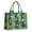 Green Striped Sports, variant on Large Capacity Tote Bag,Leopard Print and Baseballs Pattern Handbag Fashion Luxury Tote Bag,15.7"x13"x 5.1" Inches,Laptop Compatible