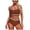 a39-Coffee, variant on KPOPLK Women High Cut Bikini Sets String Sexy Swimsuit 2 Piece Underwire Bathing Suit Cheeky Cut Out Cute Swimwear(S,Black)