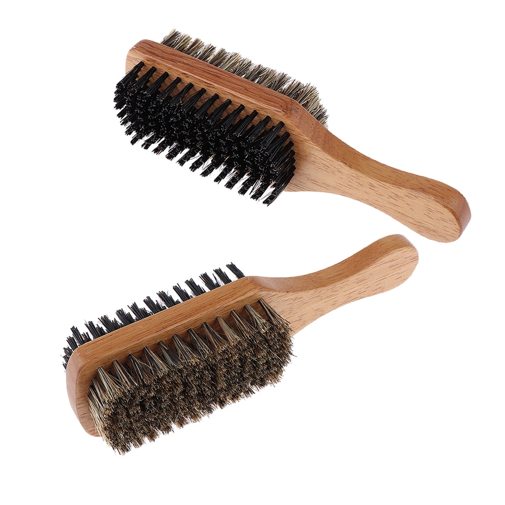 Mew Mew leje Duchess Natural Hair Brushes for Women Men - 2pcs Wooden Flat Paddle Hairbrush - -  Walmart.com