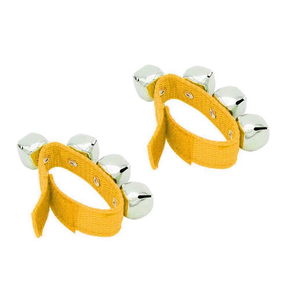 1 Pair Best Quality Wrist/Ankle Bells Jingles Rhythm Instrument Toy for Baby Kid 