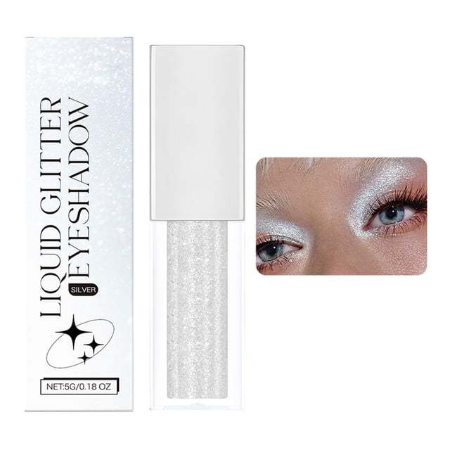 Liquid Glitter Eyeshadow;Eyeshadow; Glitter Eyeshadow Easy To Color Smooth Texture Easy To Apply And 5Ml, Makeup Eye Shadow