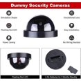 thumbnail image 4 of Dummy Security Dome Cameras with Flashing LED Lights Black(2pcs, black), 4 of 5
