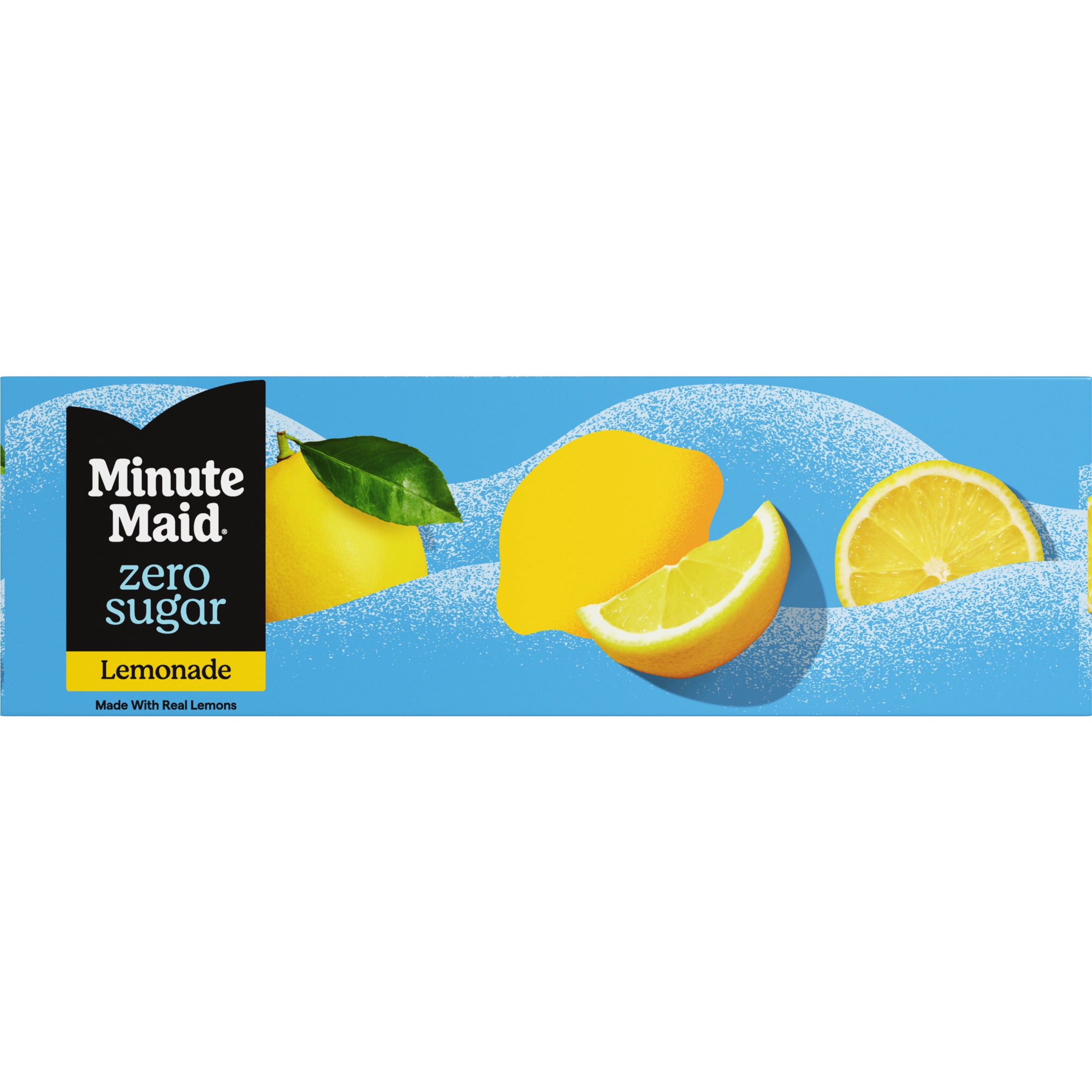 Minute Maid Zero Sugar Lemonade Fridge Pack Cans, 12 fl oz, 12 Pack