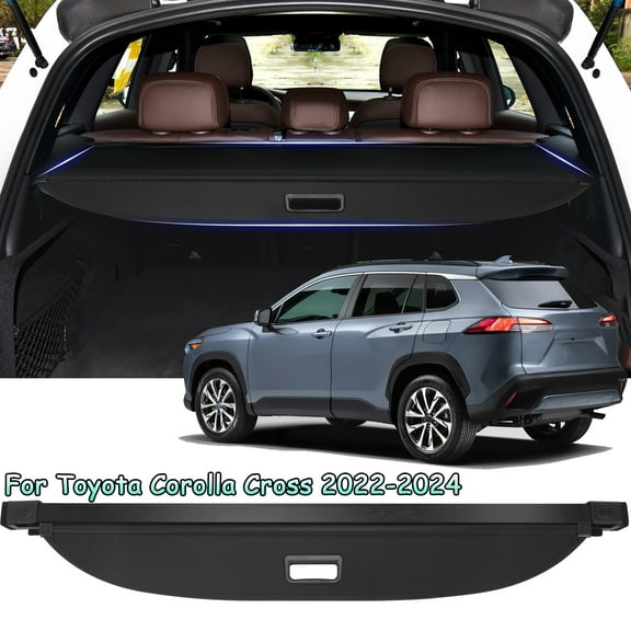 Retractable Cargo Cover for 2022-2024 Toyota Corolla Cross 2.0L L4