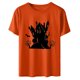thumbnail image 1 of Moda para adultos, manga corta, cuello redondo, estampado, blusa informal, camiseta, tops, camisa Pompotops hfajkhk141161, 1 of 5