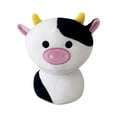 thumbnail image 3 of Lindo muñeco de peluche de vaca, juguete de peluche suave y abrazable. Blanco negro, 3 of 9