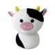 thumbnail image 3 of Lindo muñeco de peluche de vaca de peluche, juguete suave y cómodo, abrazable, apto para niños. Blanco negro, 3 of 9