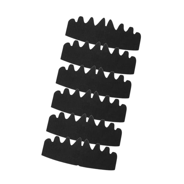 6 protectores ligeros para gorras de béisbol para adultos, ideales para golf y verano. Negro