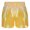 Yellow, variant on YONGHS Girls Shiny Metallic Shorts Hot Pants Disco Dance Party Performance Costumes Red 3-4