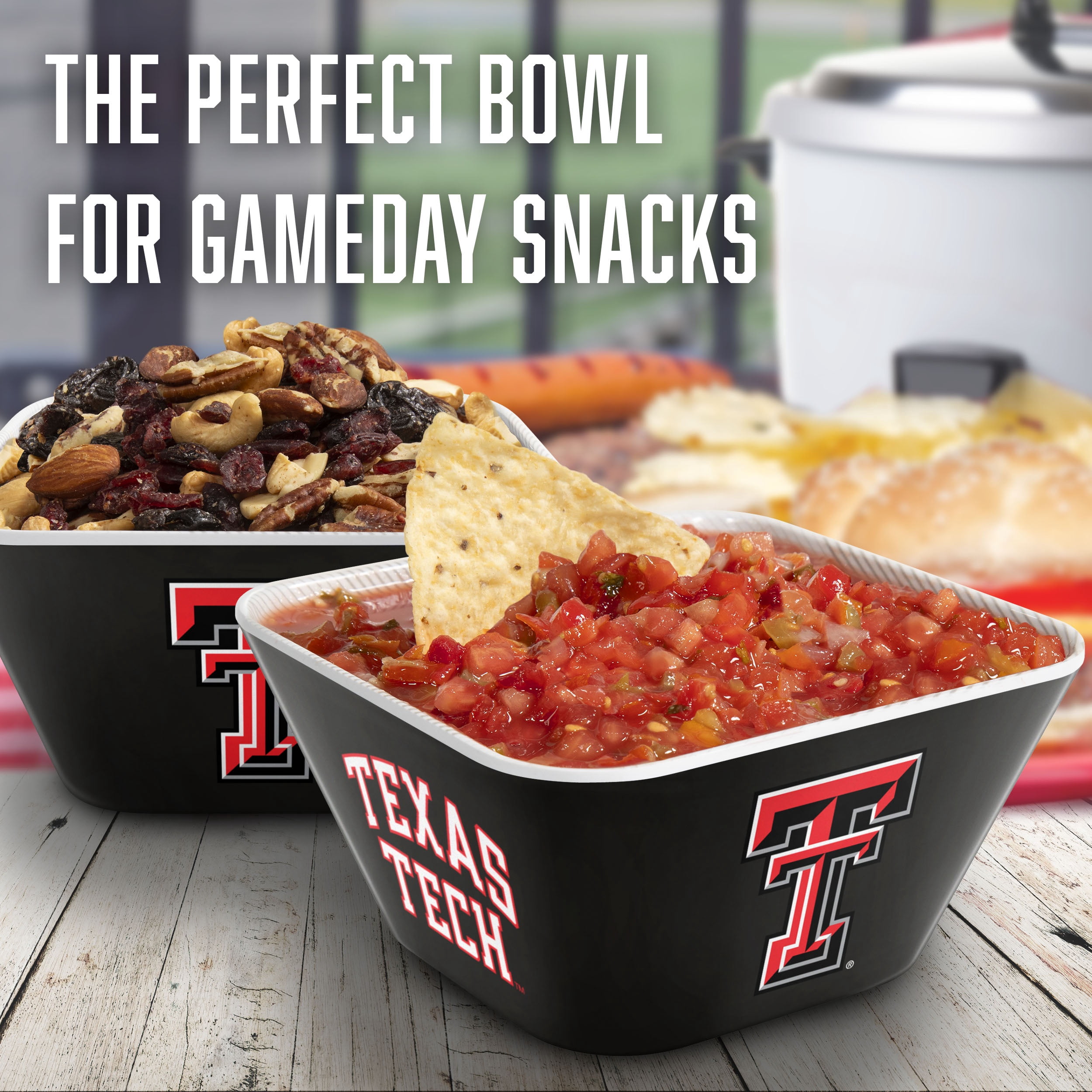 YouTheFan NCAA Texas Tech Red Raiders Small Snack Bowl