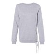 thumbnail image 1 of Boxercraft B50603588 Womens Enzyme-Washed Rally Lace-Up Sweatshirt, Oxford - 3XL, 1 of 1