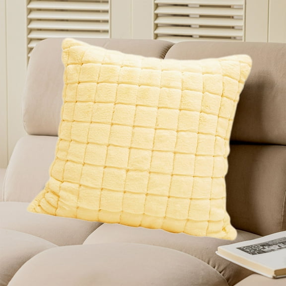 Foqnuq Chenille Sofa Cushion Pillow, Decorative Throw Pillow, Soft Backrest Cushion, Multi-Use for Living Room, Bedside & Window - Easy to Clean, Stylish Design