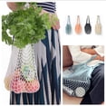 thumbnail image 1 of FAFWYP Reusable Grocery Net Bags Mesh Tote Shopping Bag Market Grocery Bags for Fruits and Vegetables Cotton String Storage Bag, 1 of 3