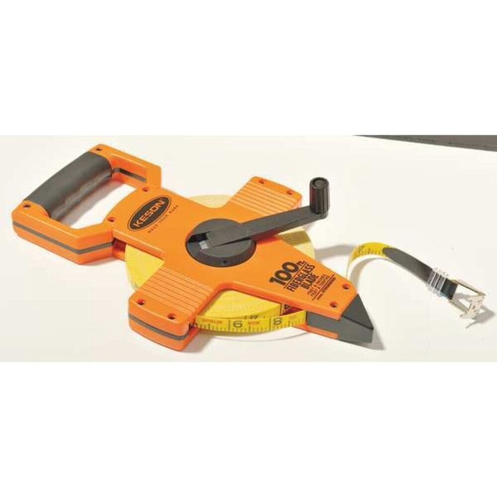 Keson 100 ft Tape Measure, 1/2 in Blade OTR-1810-100