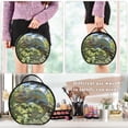 thumbnail image 5 of BZSMCE Makeup Bag Large Travel Cosmetic Bag with Adjustable Dividers Fashion Vivid Mosaic Chameleon on Branch Printed, 5 of 7