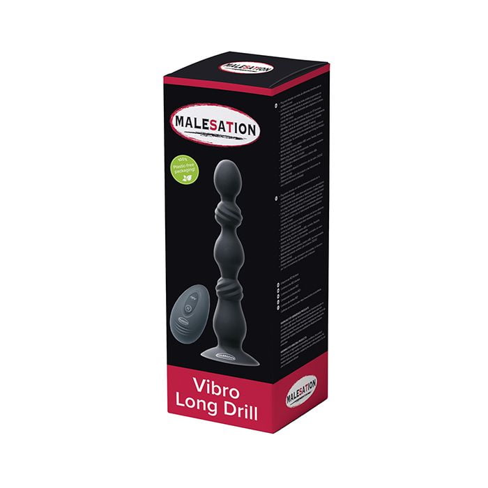 Malesation Vibro Long ABS Anal Sex Toy with Remote Control, Black -  Walmart.com